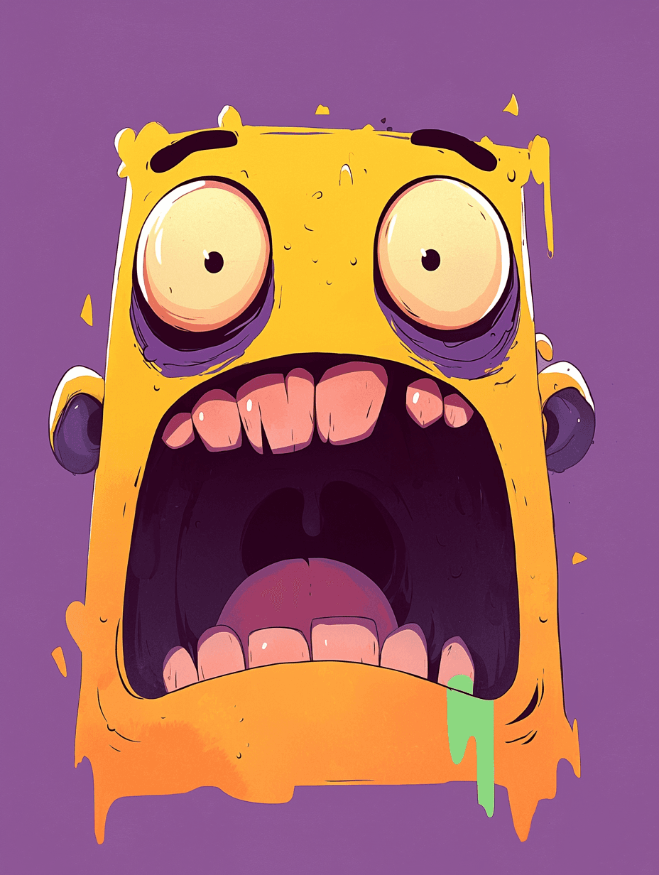 Fun Monster original repeating artwork