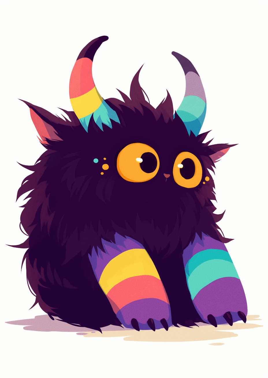Fun Monster Mono original repeating artwork
