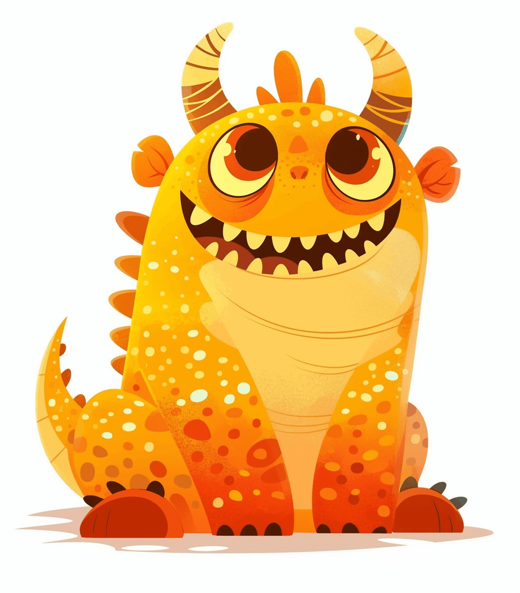Fun Monster Fair original repeating artwork