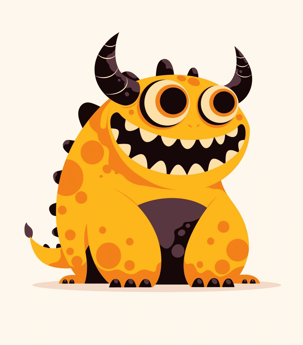 Funny Monster 011 original repeating artwork