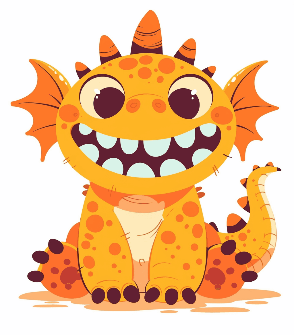 Funny Monster 010 original repeating artwork