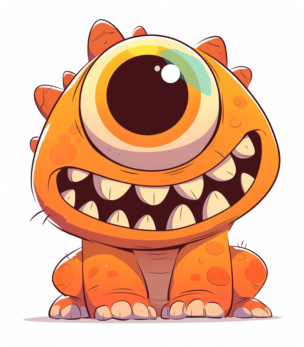 Fun Monster Coast original repeating artwork
