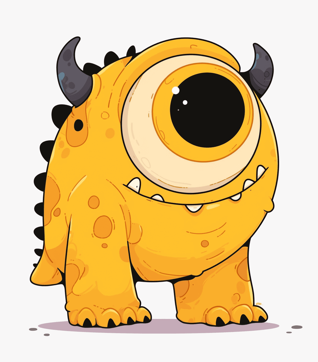 Funny Monster 043 original repeating artwork