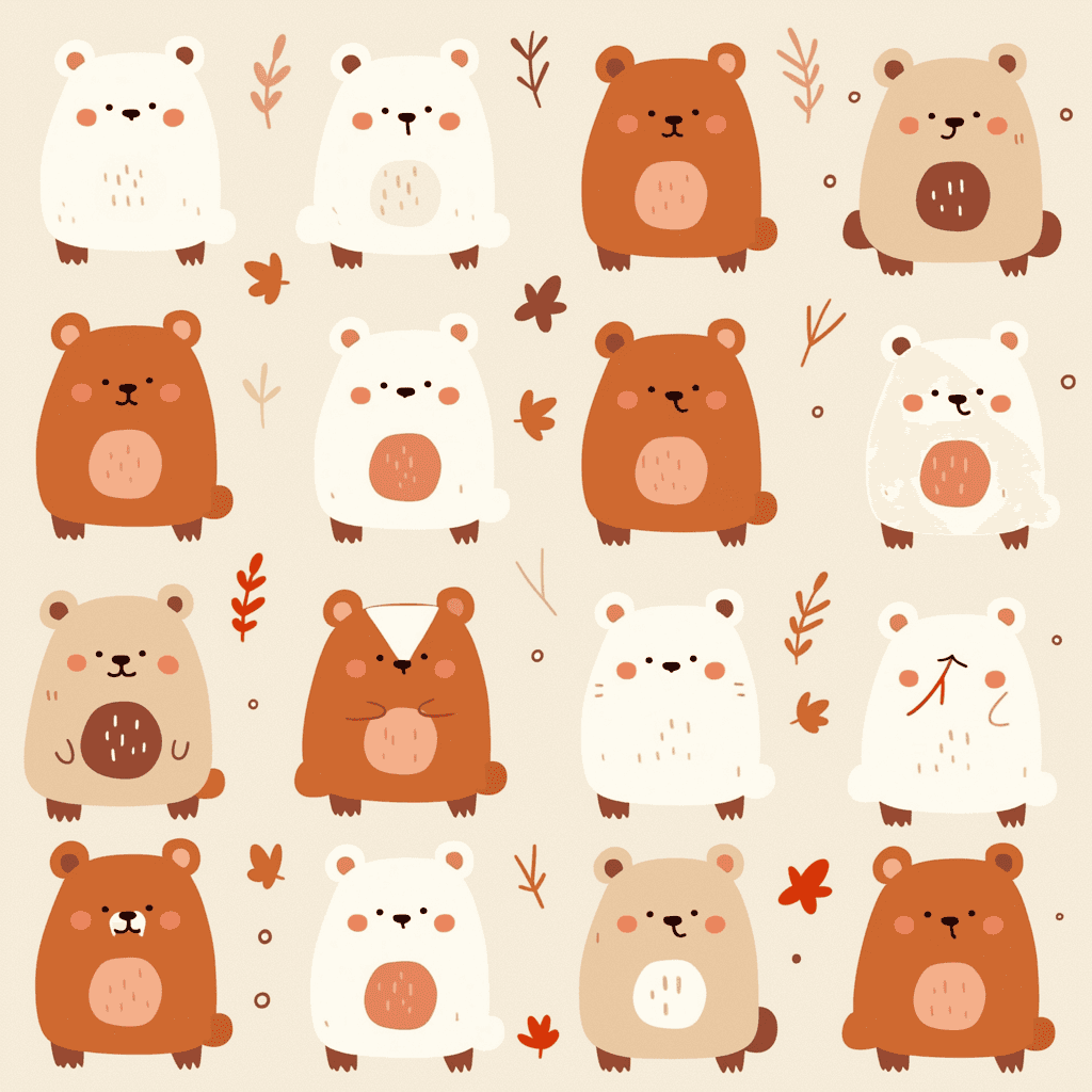 Animals 113 original repeating artwork