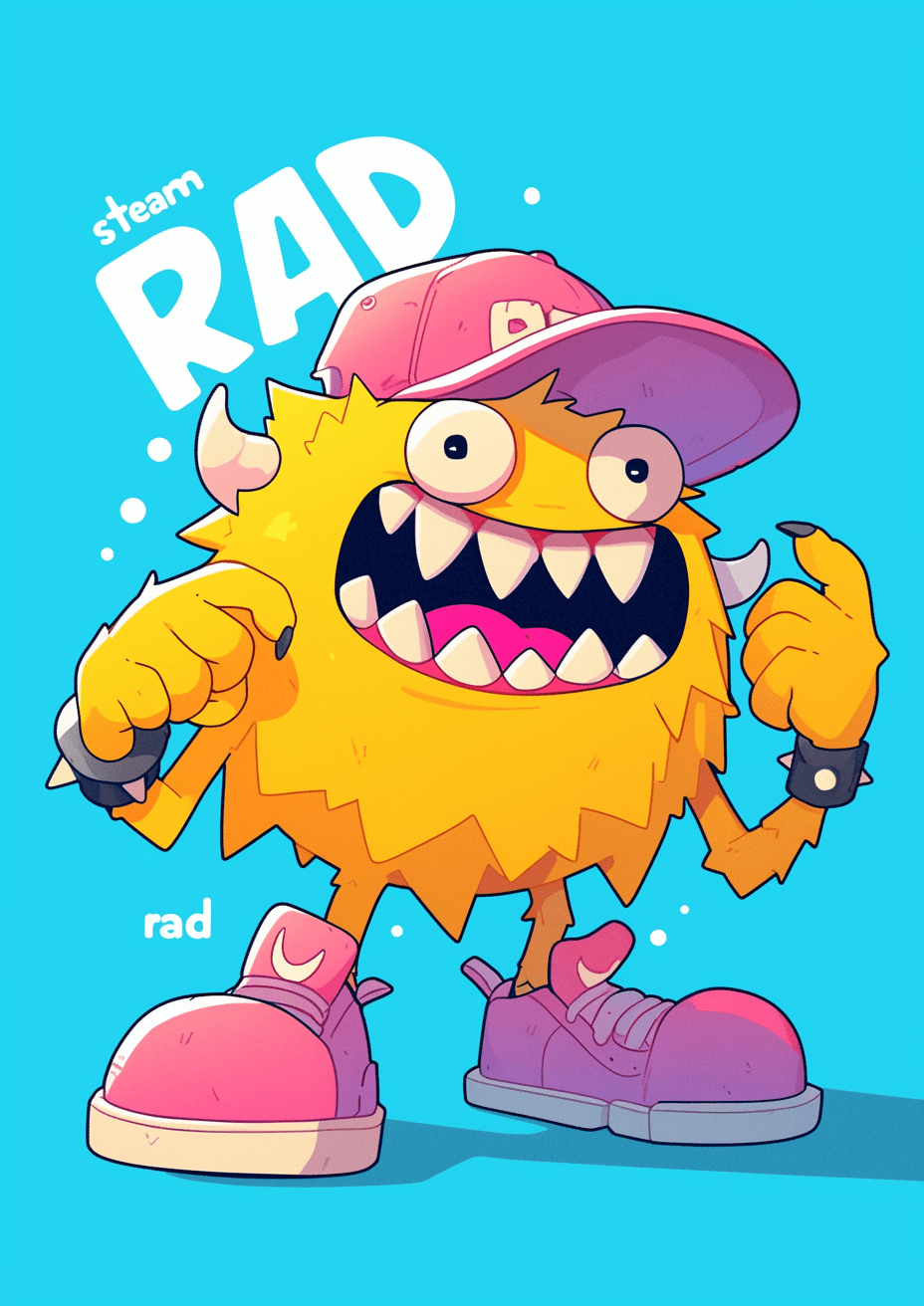 Fun Monster Studio original repeating artwork