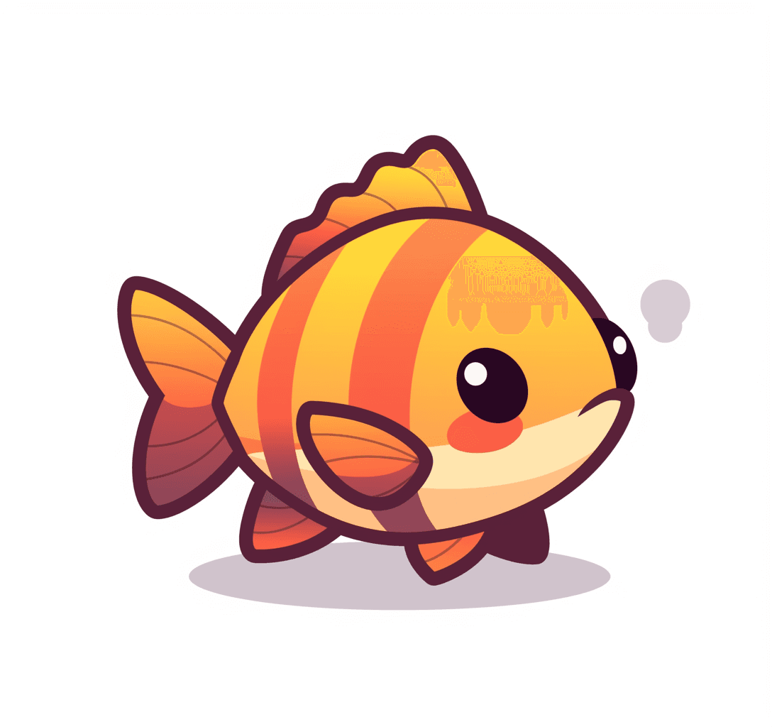Fish Corner original repeating artwork