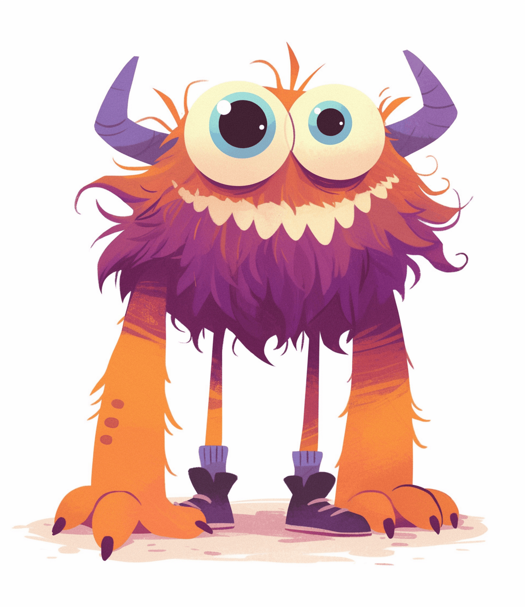Fun Monster Tune original repeating artwork
