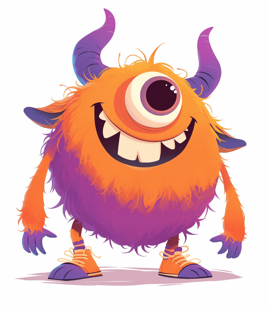Fun Monster Archive original repeating artwork