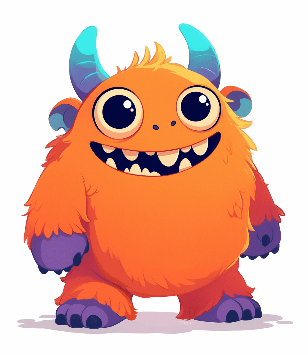 Fun Monster 006 original repeating artwork