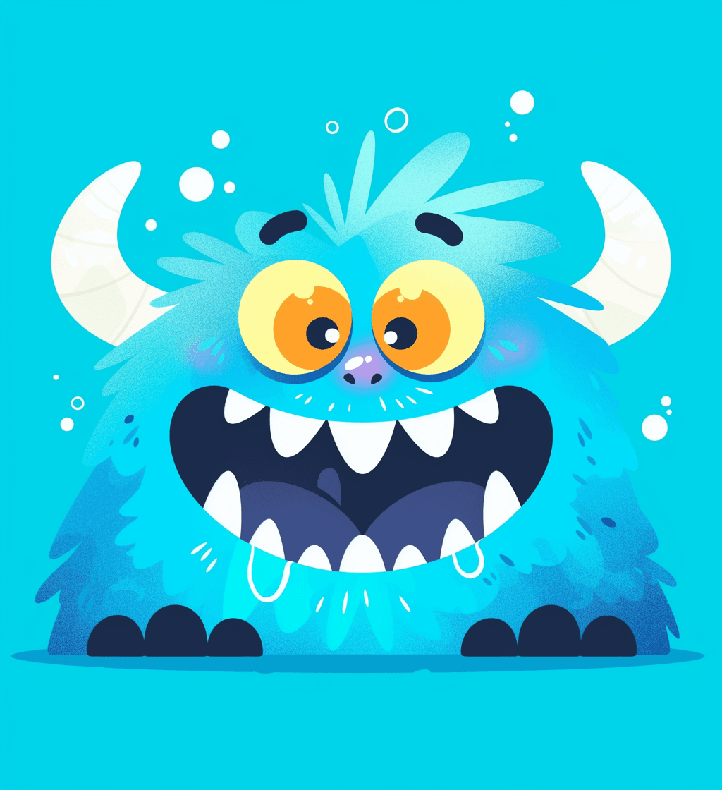 Fun Monster Groove original repeating artwork