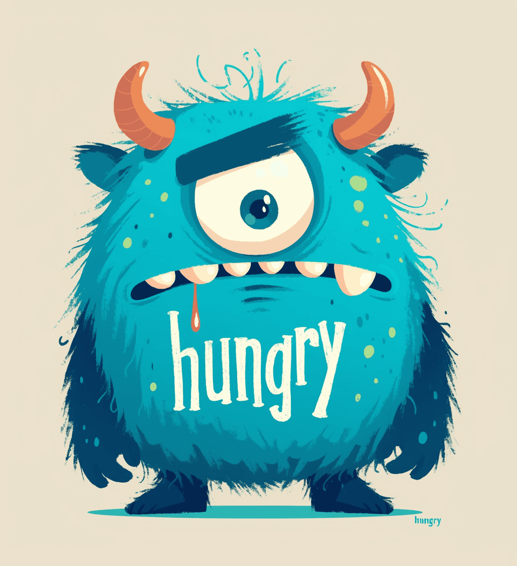Funny Monster 046 original repeating artwork