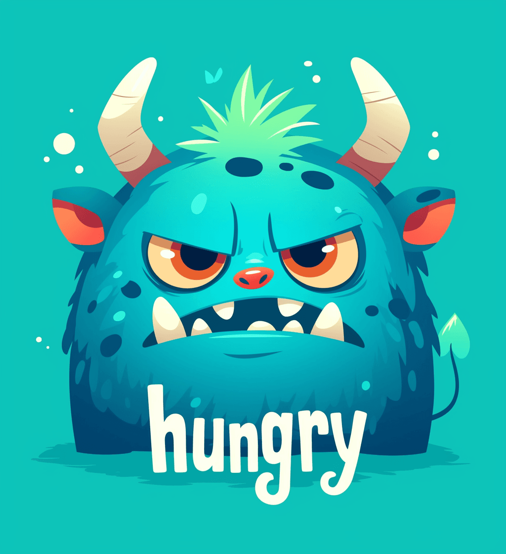 Funny Monster 023 original repeating artwork