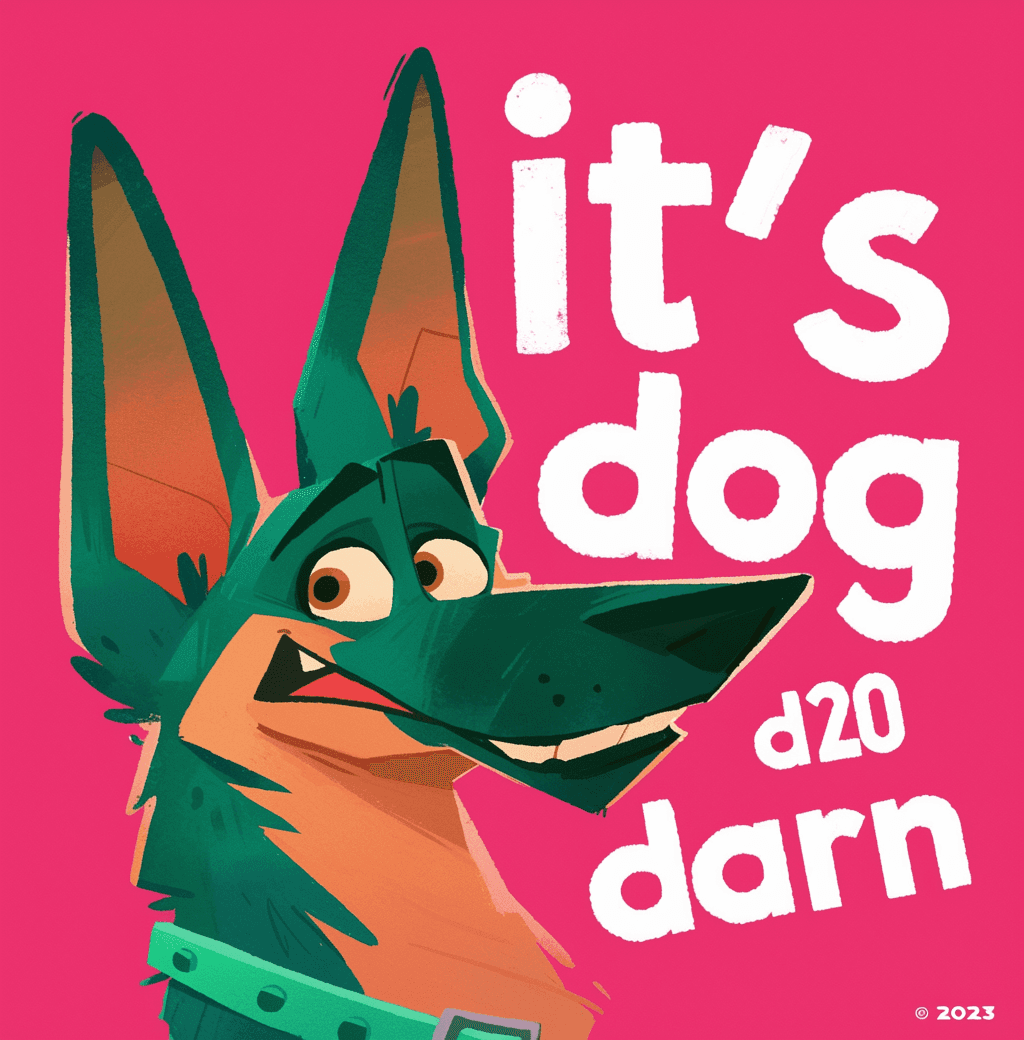 Fun Puppy Squad original repeating artwork