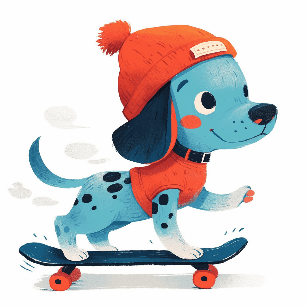 Fun Puppy Crew original repeating artwork