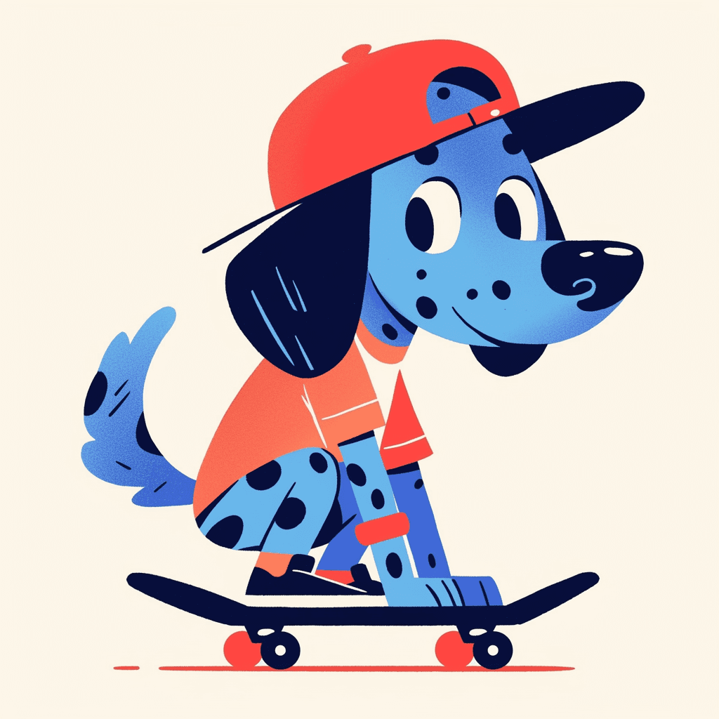Funny Puppy 002 original repeating artwork