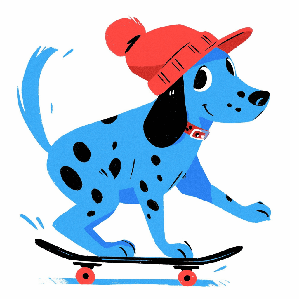 Fun Puppy Pals original repeating artwork