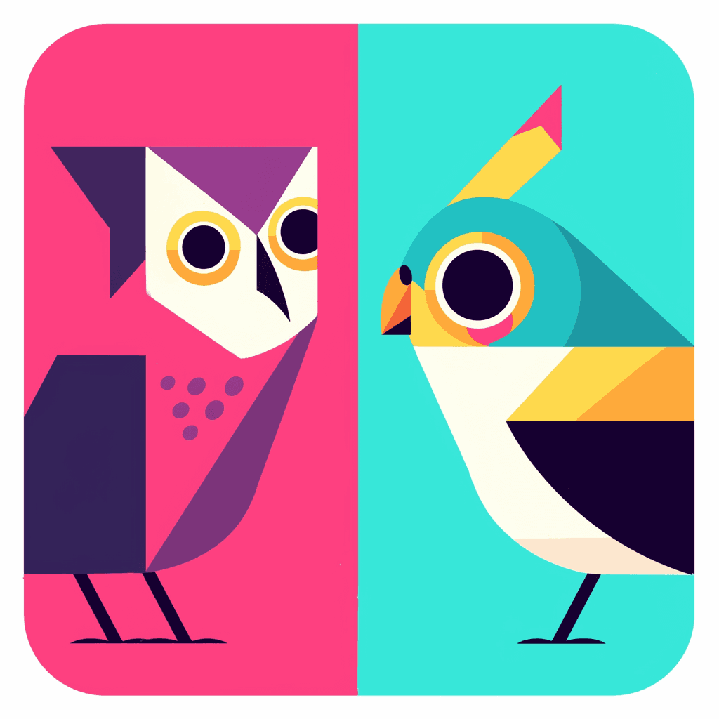 Fun Owl original repeating artwork