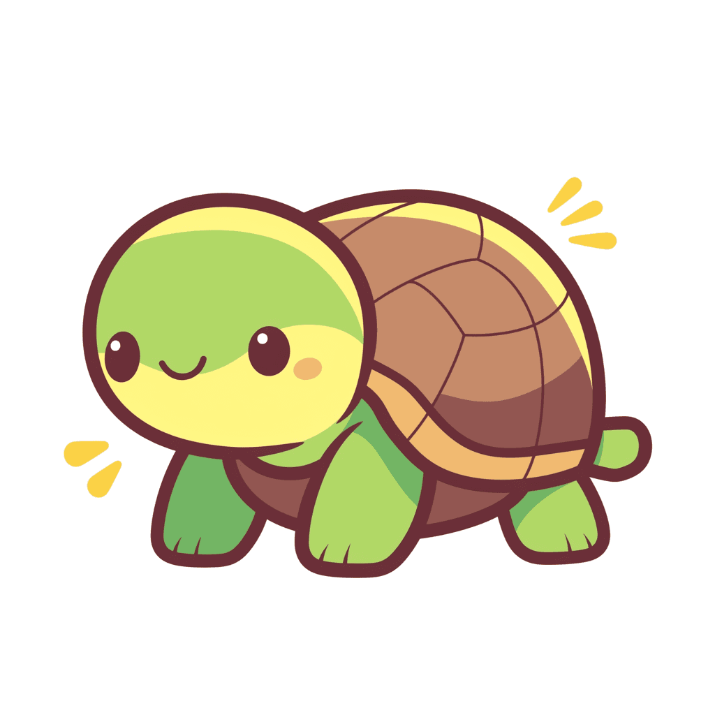 Cute Turtle Club original repeating artwork