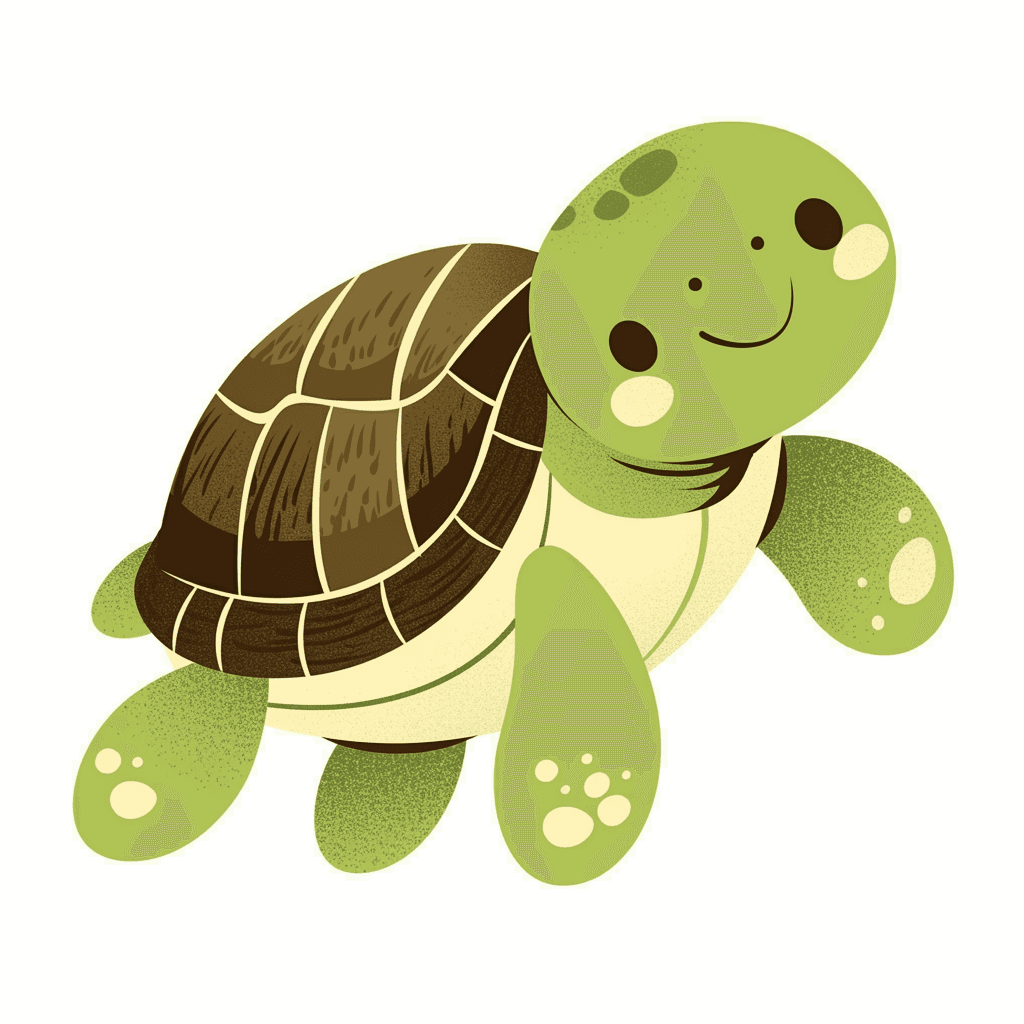 Cute Turtle Carnival original repeating artwork