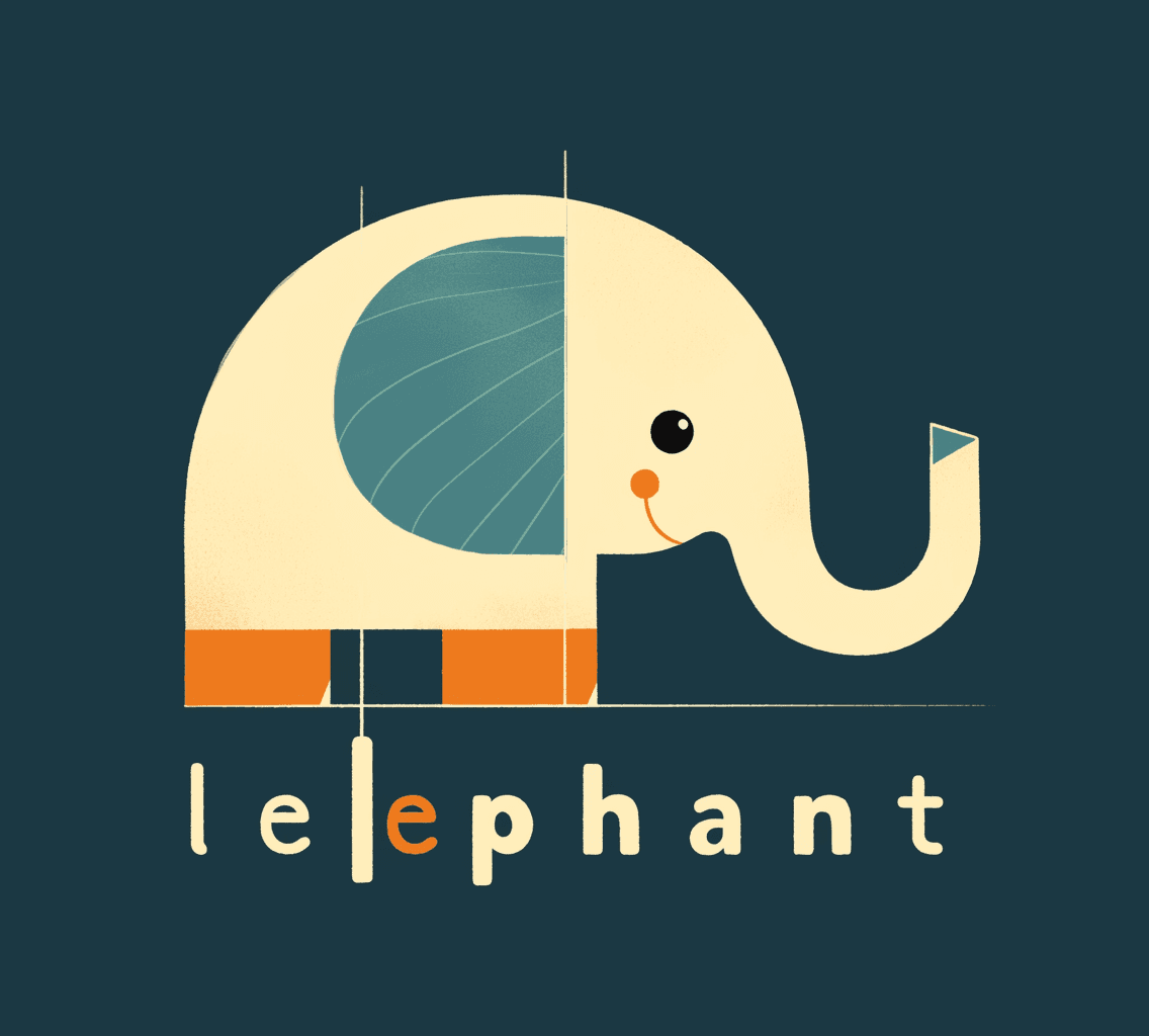 Cute Elephant Collective original repeating artwork