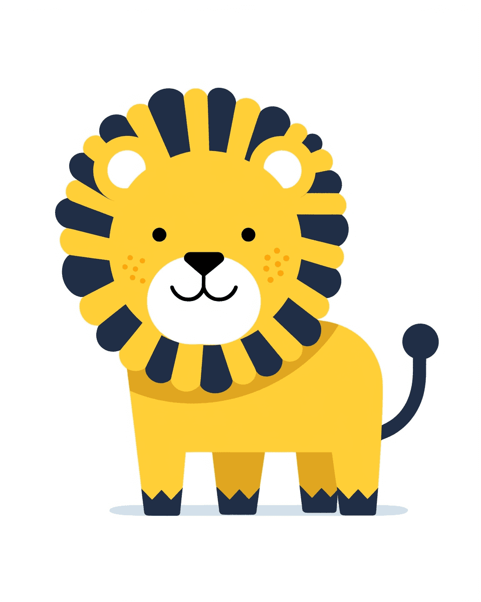 Lion 008 original repeating artwork