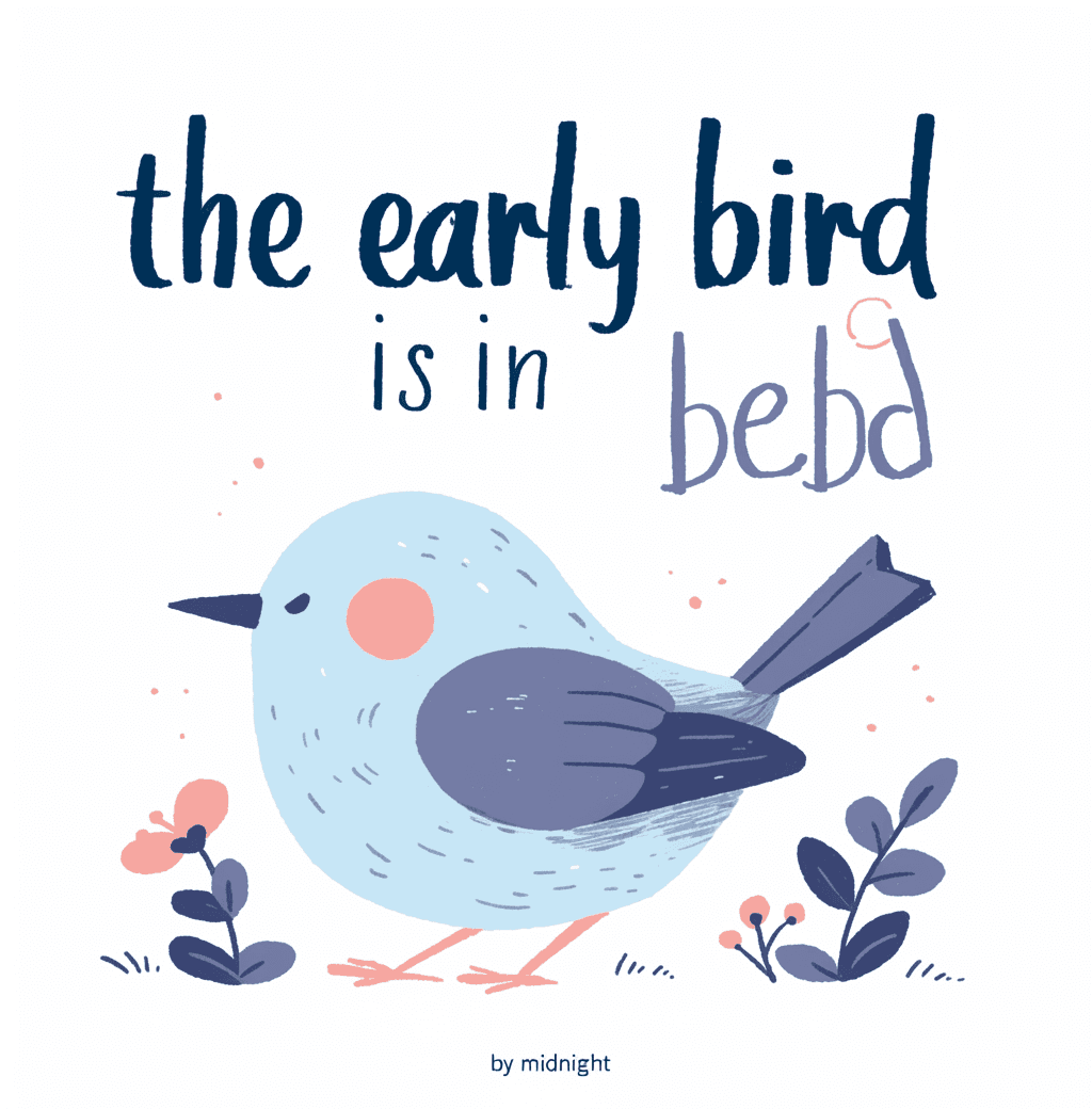 Bird Ivory original repeating artwork