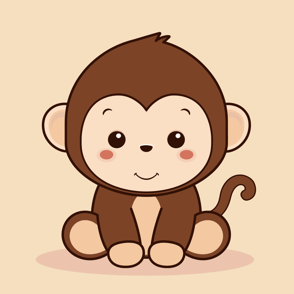 Monkey Bop original repeating artwork