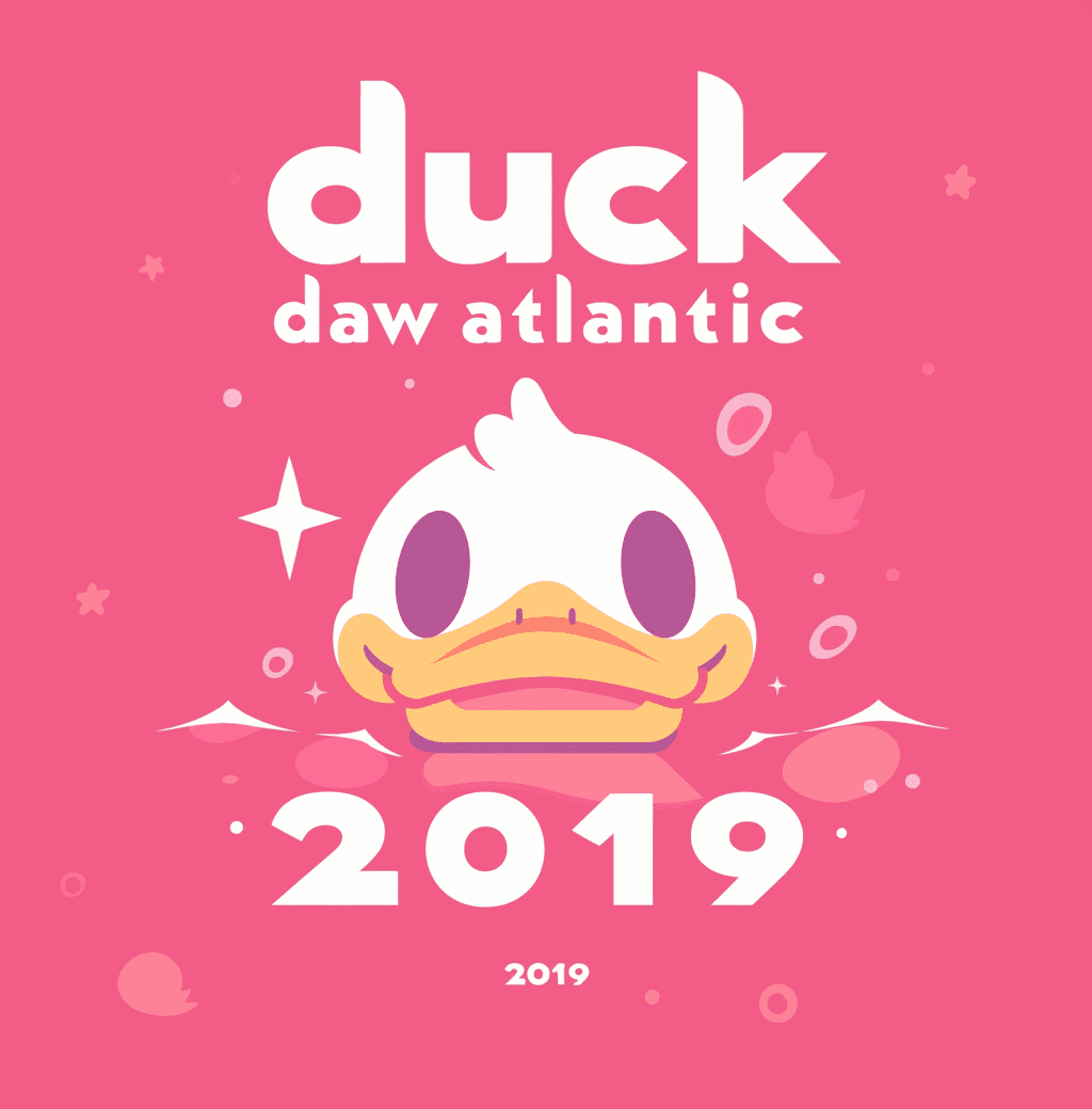 Duck Burst original repeating artwork
