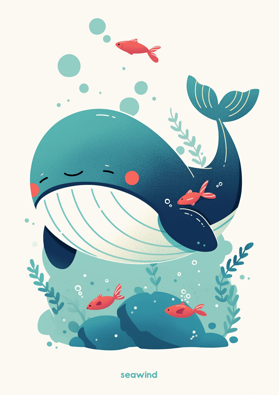 Dolphin Amber original repeating artwork