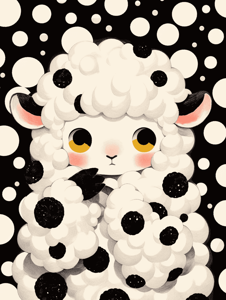 Sheep Prism original repeating artwork
