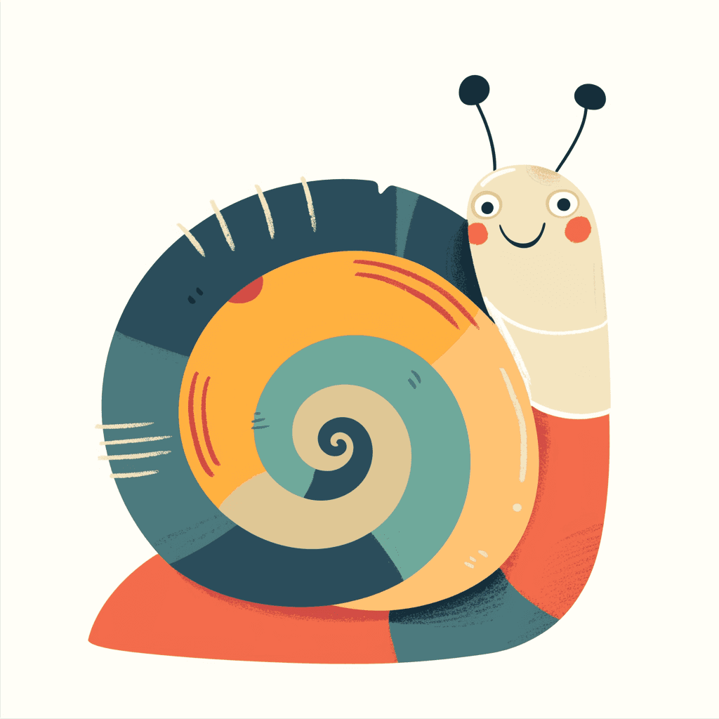 Snail Tribe original repeating artwork