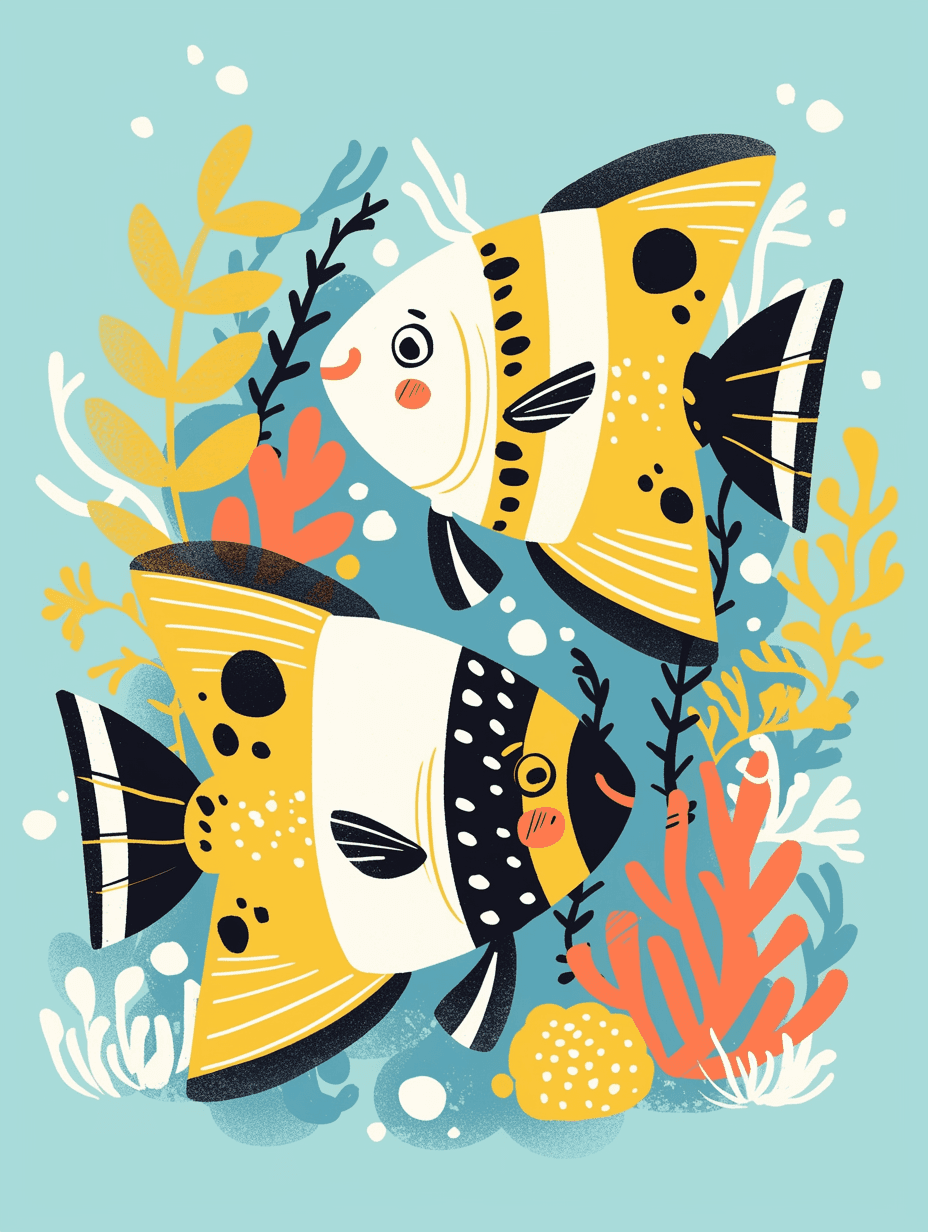 Fish 023 original repeating artwork