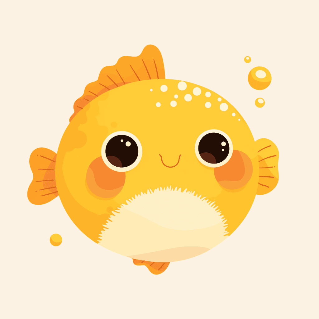Fish Winter original repeating artwork