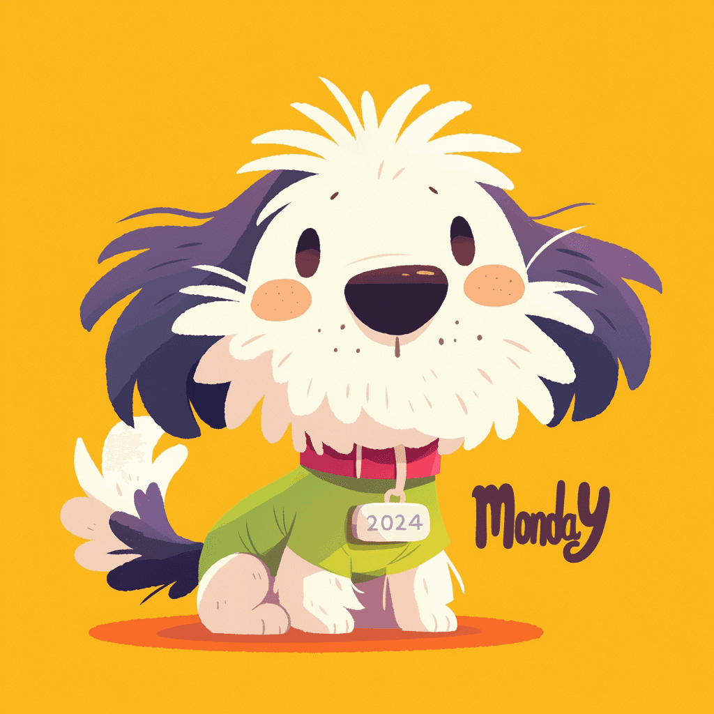 Puppy 004 original repeating artwork