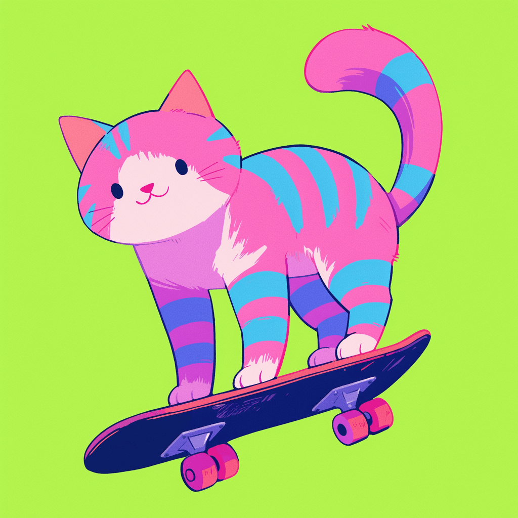 Cat 365 original repeating artwork