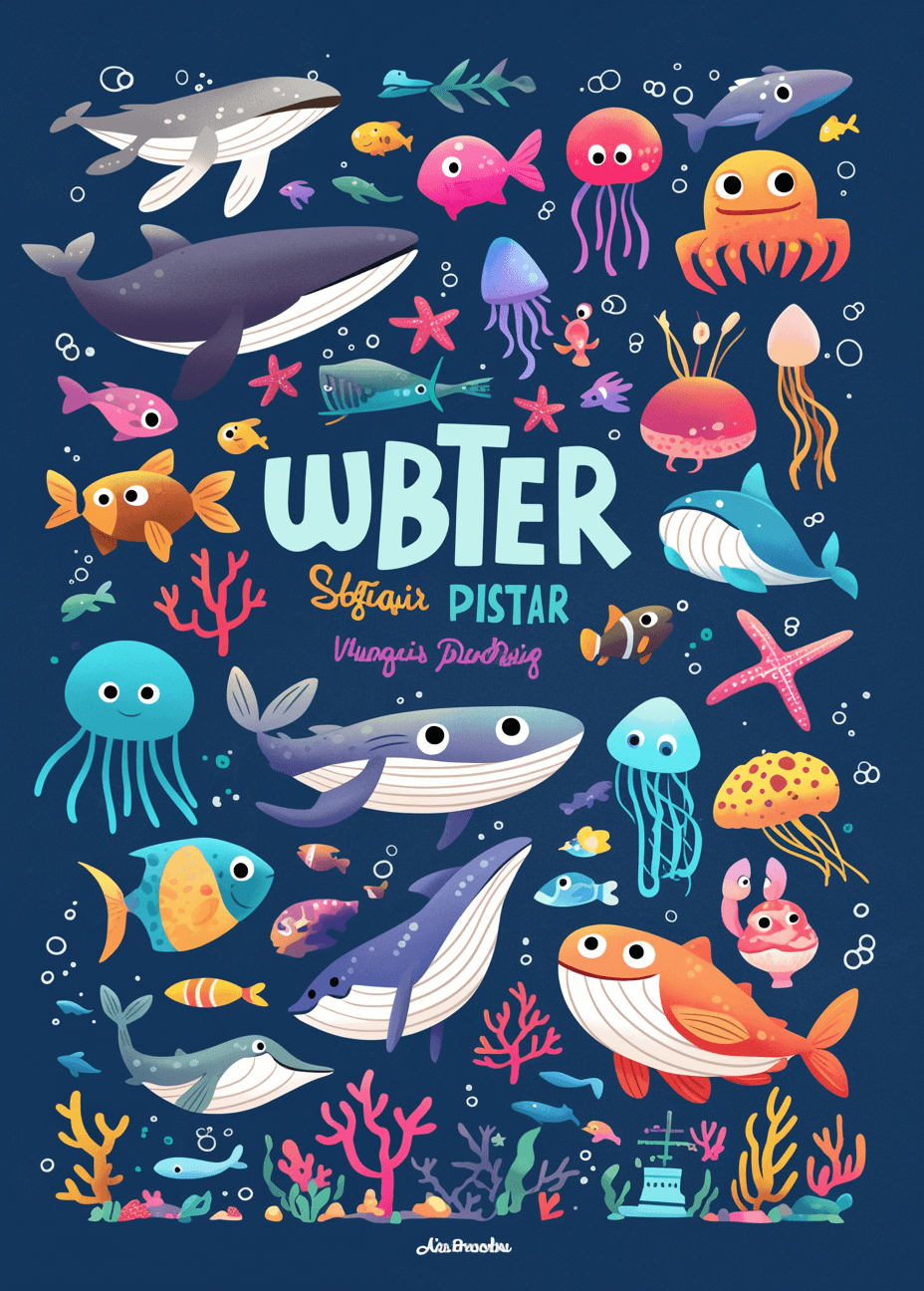 Fish 004 original repeating artwork