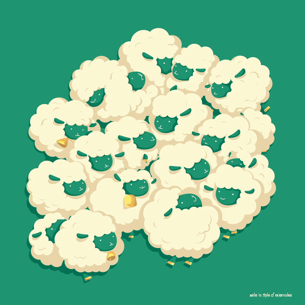 Sheep Bright original repeating artwork
