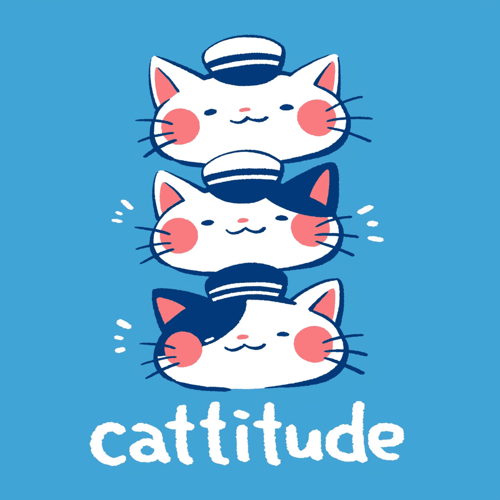 Cat 340 original repeating artwork