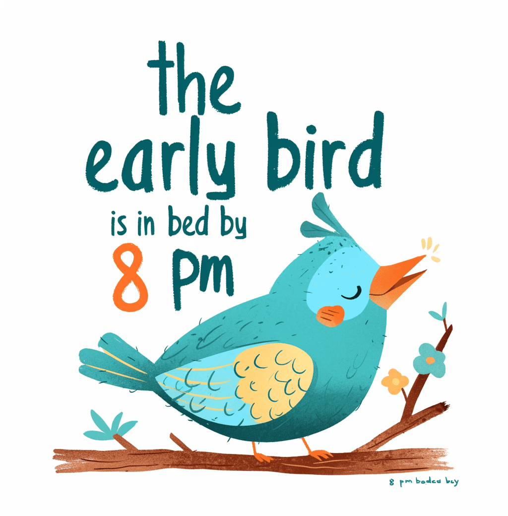Bird Twilight original repeating artwork