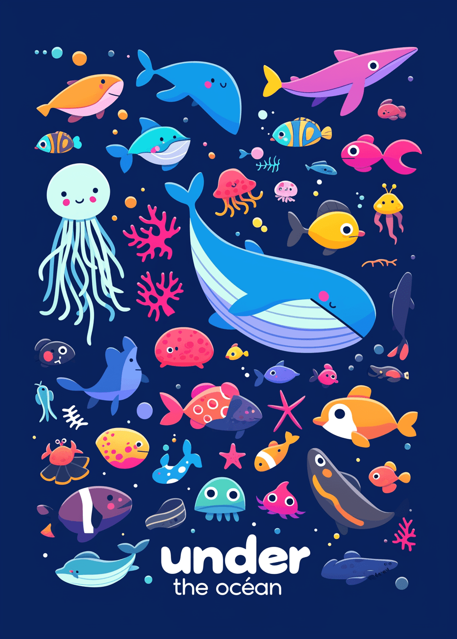 Dolphin Slide original repeating artwork
