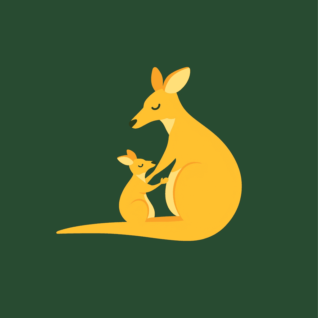 Kangaroo Crew original repeating artwork
