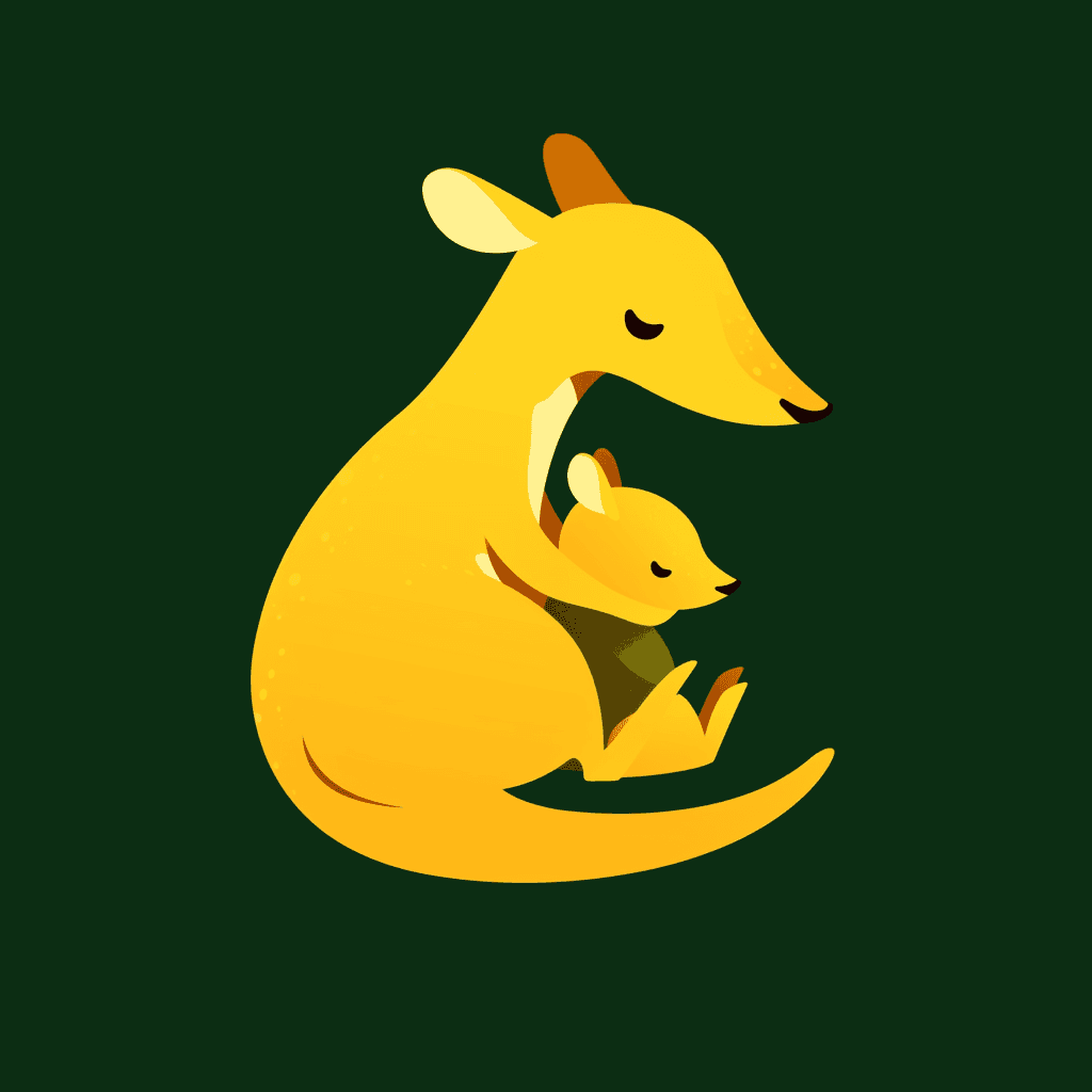 Kangaroo 001 original repeating artwork