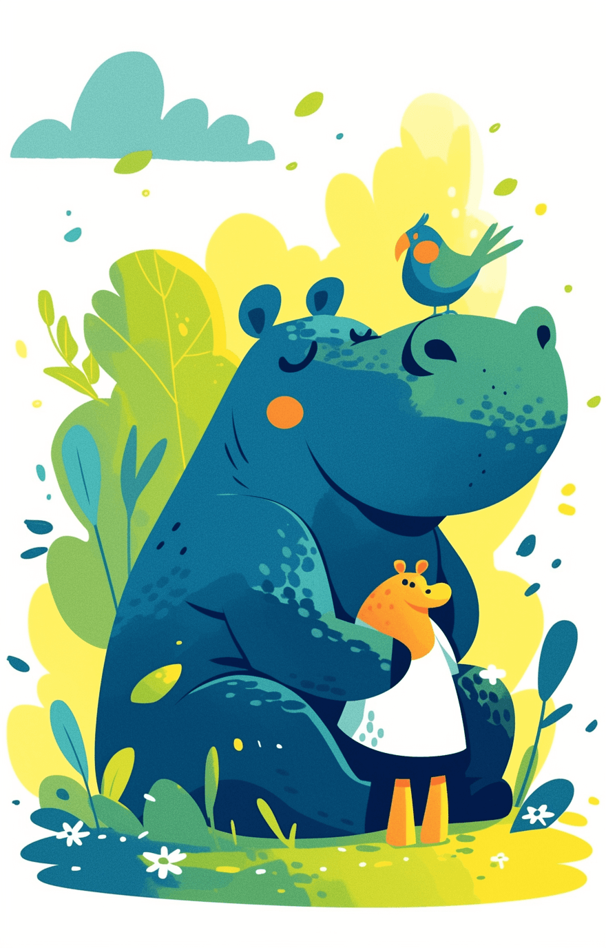 Rhino original repeating artwork