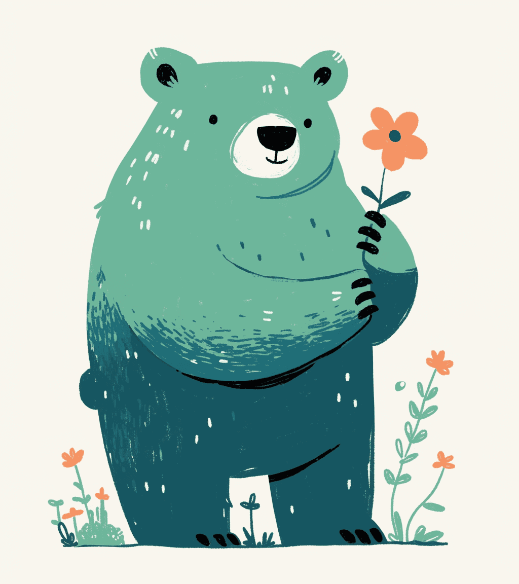 Bear 695 original repeating artwork