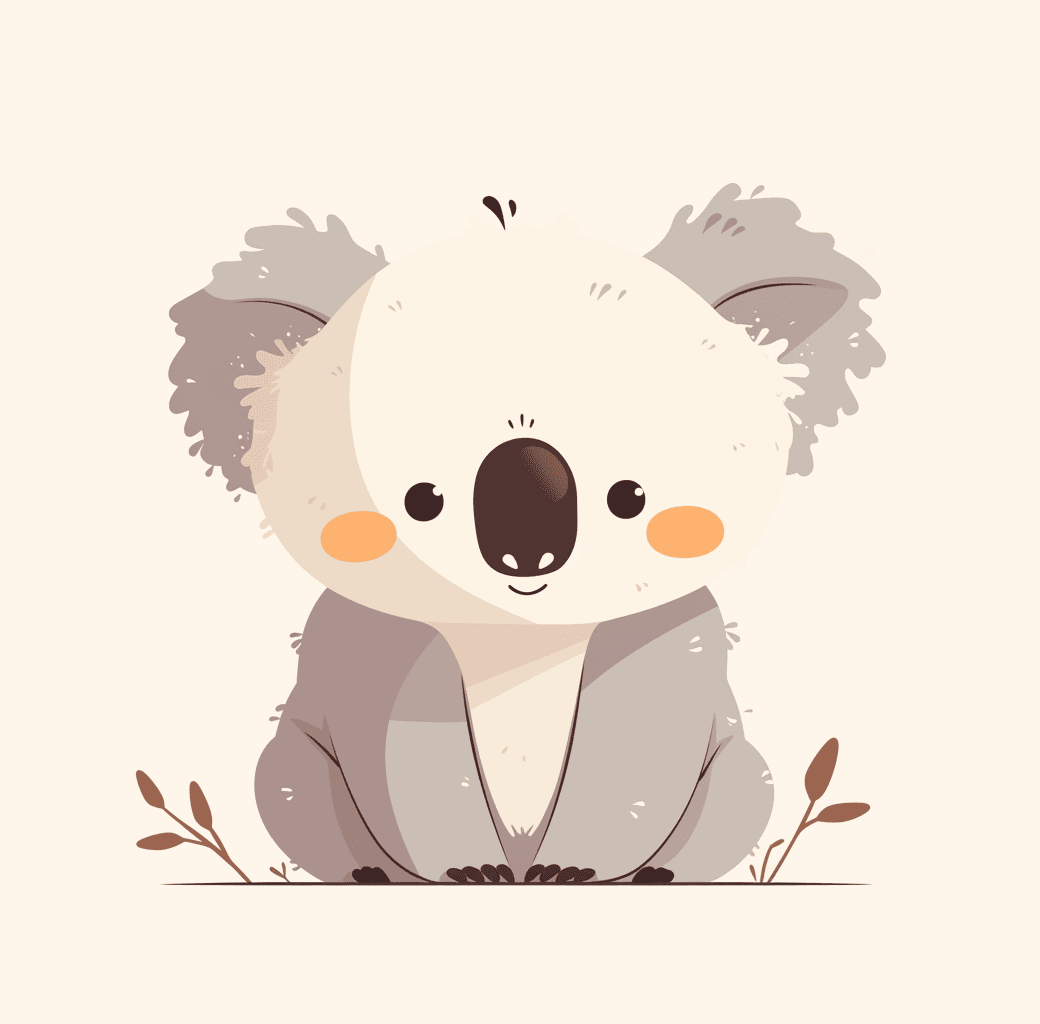 Koala Dash original repeating artwork