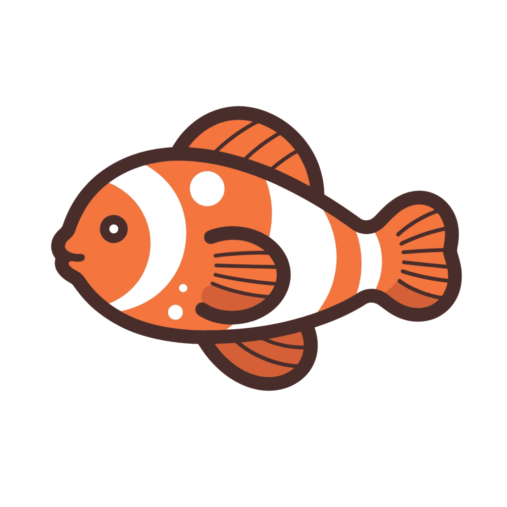 Fish Duo original repeating artwork