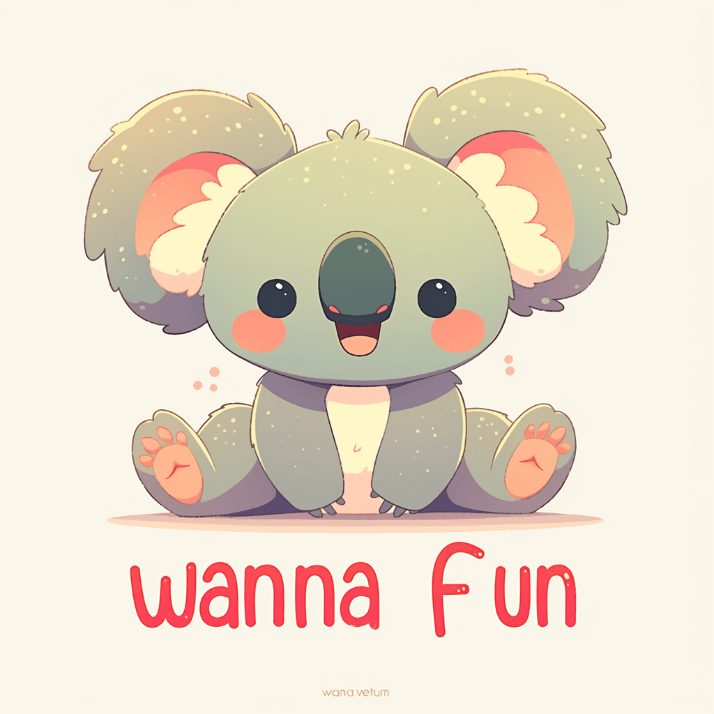 Koala Show original repeating artwork