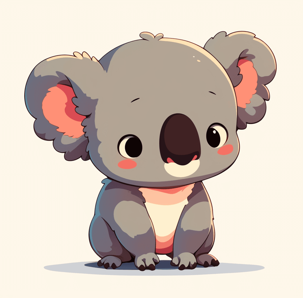 Koala Squad original repeating artwork