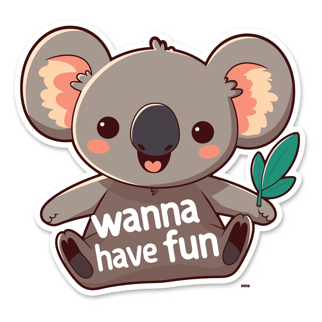Koala Tune original repeating artwork