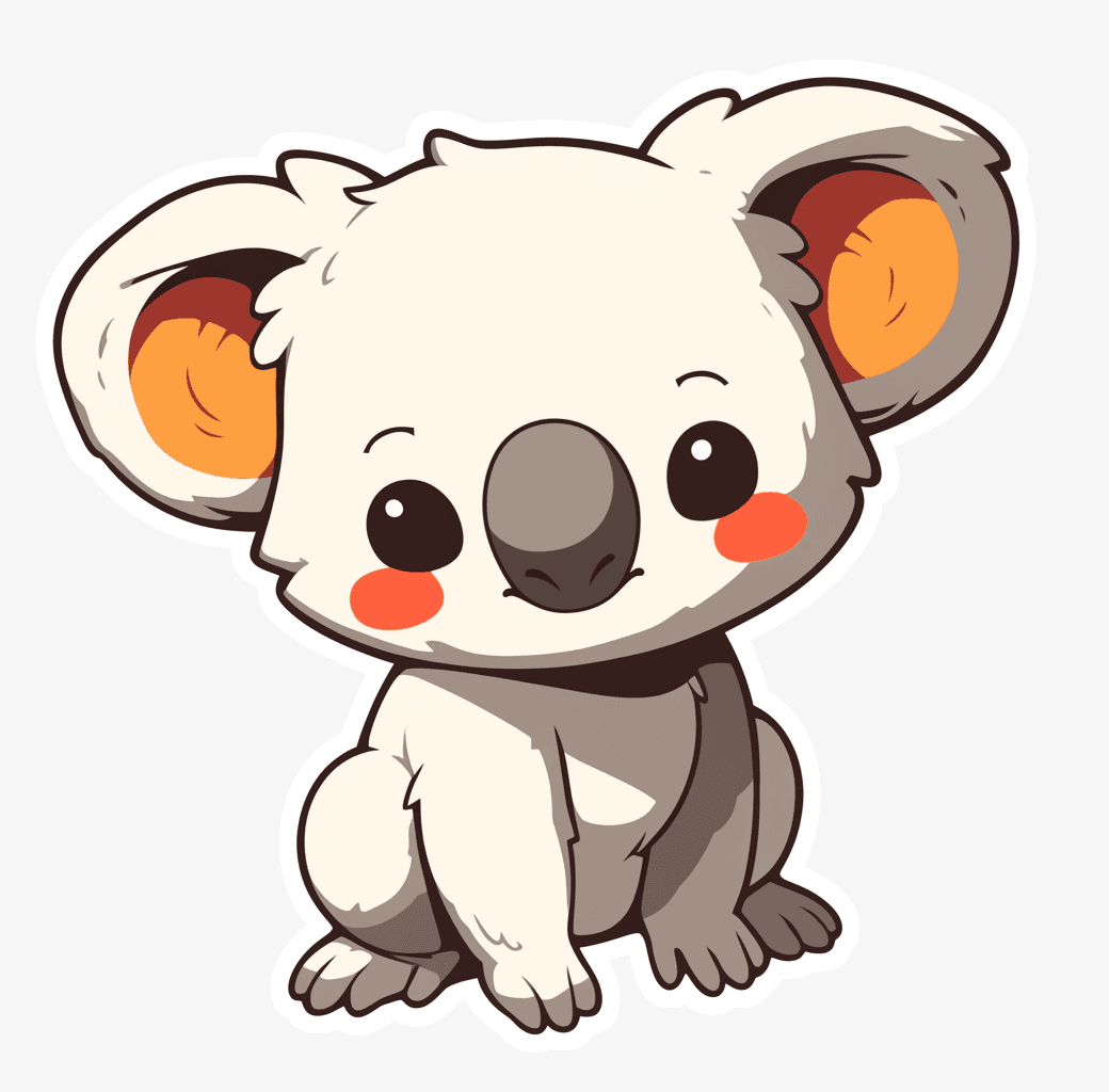 Koala Spin original repeating artwork